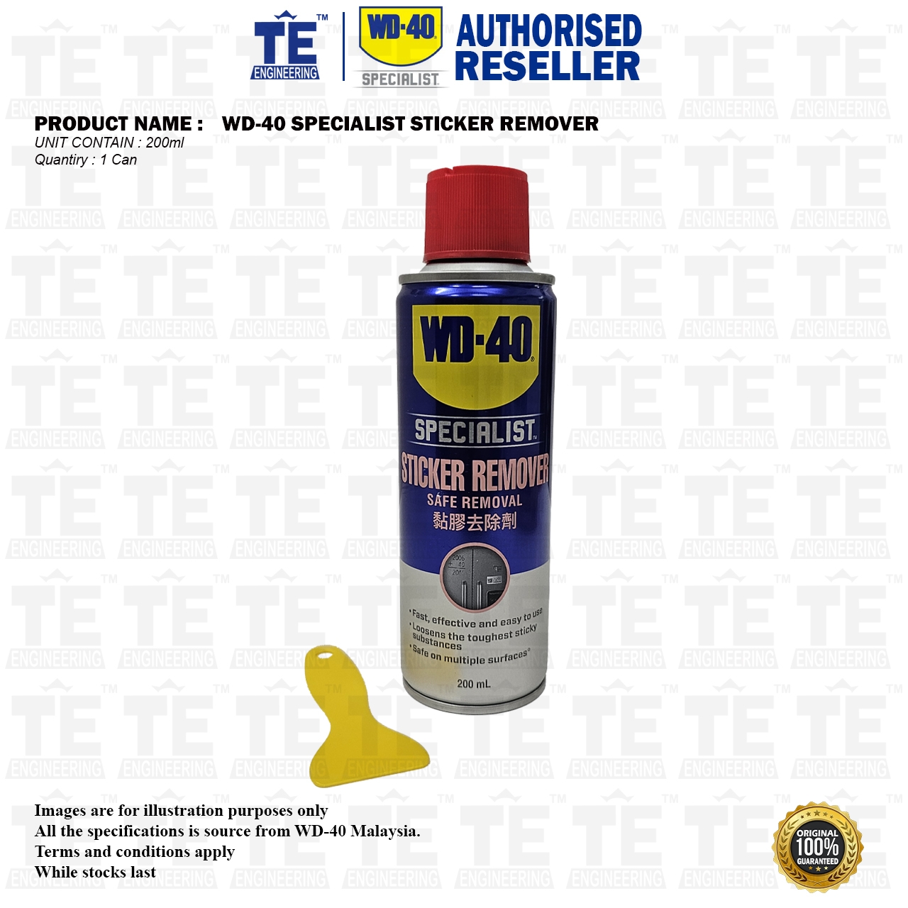 WD-40 SPECIALIST Sticker Remover 200ml