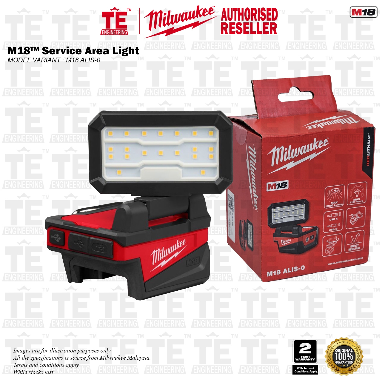 MILWAUKEE M18™ Service Area Light M18 ALIS