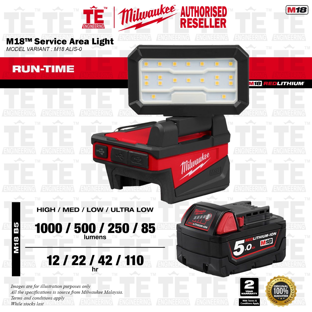 MILWAUKEE M18™ Service Area Light M18 ALIS